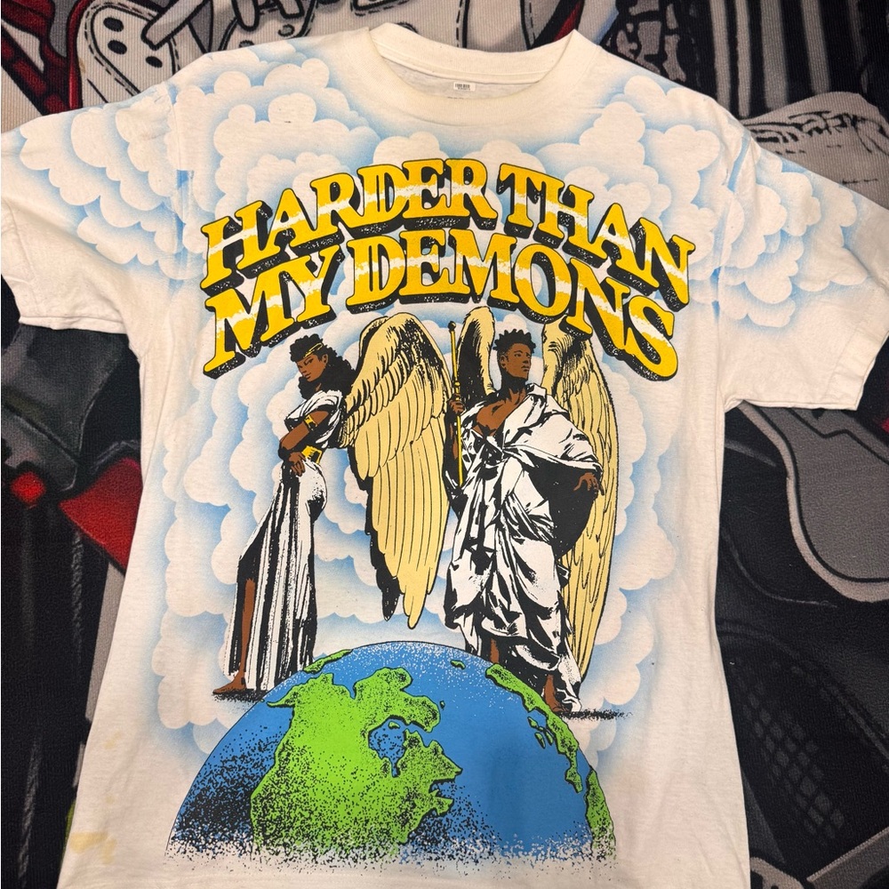 Graphic Short Sleeve Tee - Cream